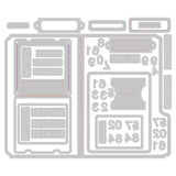 Sizzix, Thinlits Die Set 54PK by Tim Holtz, Specimen (#665930)