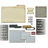 Sizzix Thinlits Die Set 54PK by Tim Holtz, Specimen (#665930)