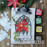 Sizzix, Thinlits Dies By Tim Holtz 8/Pkg Holiday Brushstroke #3 (666067)