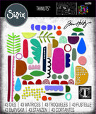 Sizzix, Thinlits Dies By Tim Holtz 43/Pkg Abstract Elements (666280)