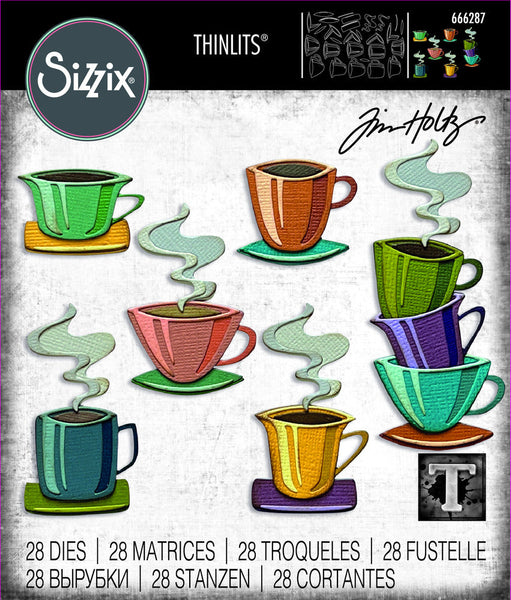 Sizzix Thinlits Dies By Tim Holtz 28/Pkg, Papercut Cafe