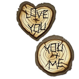 Sizzix Thinlits Dies By Tim Holtz 33/Pkg, Wood Slice