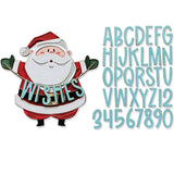Sizzix Thinlits Dies By Tim Holtz 49/Pkg, Santa Greetings Colorize