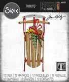 Sizzix Thinlits Dies By Tim Holtz 12/Pkg, Vintage Sled