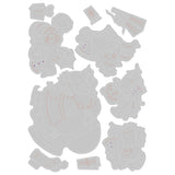 Sizzix, Thinlits Dies By Josh Griffiths 10/Pkg, Santa & Elves (666448)