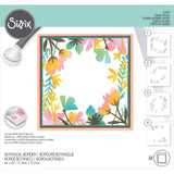 Sizzix Layered Stencils 6"X6" By Jennifer Ogborn 4/Pkg, Botanical Border