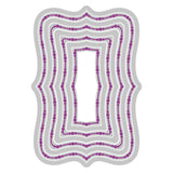 Sizzix Fanciful Framelits Die Set By Stacey Park 8/Pkg, Doris Dotted Top Note