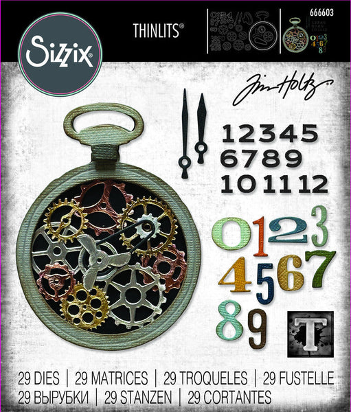 Sizzix Thinlits Dies By Tim Holtz 29/Pkg, Vault Watch Gears