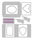 Sizzix Thinlits Dies By Tim Holtz 10/Pkg, Vault Matchbox (666604)