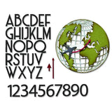 Sizzix Thinlits Dies By Tim Holtz 45/Pkg, Vault World Travel