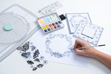 Sizzix Stencil & Stamp Tool Accessory, Stamp & Spin Tool (666614)