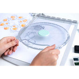 Sizzix Stencil & Stamp Tool Accessory, Stamp & Spin Tool (666614)