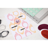 Sizzix Layered Clear Stamps By 49 & Market, Artsy Regal Frame, 3/Pkg