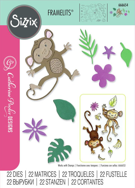 Sizzix Thinlits Die Set By Catherine Pooler 22/Pkg, Going Bananas #2 (666654)