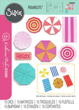 Sizzix Thinlits Die Set By Catherine Pooler 15/Pkg, Beach Blankets & Brellas #2 (666656)