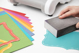 Sizzix Surfacez Revealz Sandable A6 Cardstock 40/Pkg, Jewel Collection