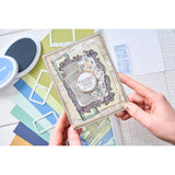 Sizzix Clear Stamps With Framelits Die By 49 And Market, Thankful Sentiments (666708)