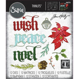 Sizzix Thinlits Die Set 12/Pkg By Tim Holtz, Vault Holiday Classic (666716)