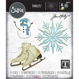 Sizzix Thinlits Die Set 10/Pkg By Tim Holtz, Vault Winter Wishes (666717)