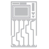 Sizzix, Thinlits Set 15/Pkg Snap and Swap by 49 and Market, File Folders (666825)
