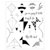 Sizzix Clear Stamps Set 21/Pkg by Catherine Pooler, Sky's the Limit (#666831)