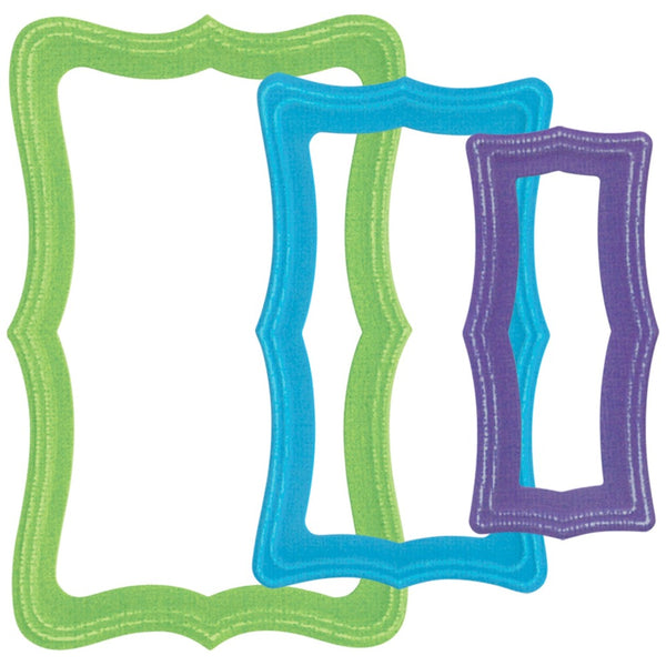 Sizzix, Framelit Set 8/Pkg, Framelit Reversed by Stacey Park, Doris Dotted Top Note (666847)