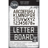 Sizzix Sidekick Texture Fades Embossing Folder By Tim Holtz, Sentiments (666859)