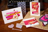 Sizzix Sidekick Texture Fades Embossing Folder By Tim Holtz, Love Notes (666860)