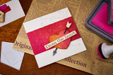 Sizzix Sidekick Texture Fades Embossing Folder By Tim Holtz, Love Notes (666860)