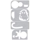 Sizzix Sidekick Texture Fades Embossing Folder By Tim Holtz, Christmas Minis (666863)