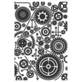 Sizzix Multi Level Textured Impressions Embossing Folder by Tim Holtz, Vault Gears (#666866)