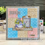 Sizzix Multi Level Textured Impressions Embossing Folder by Tim Holtz, Vault Diamonds (#666867)