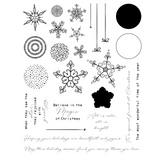 Sizzix, A5 Stamps 25/Pkg and Framelits Die by Stacey Park, Holiday Bits and Bobs (#666896)