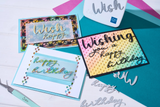 Sizzix, Thinlits Die Set 3/Pkg by Stacey Park, Take Two’s, Wish Sentiment (#666900)