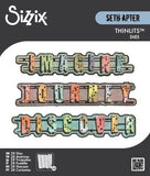 Sizzix,Thinlits Die Set 28/Pkg by Seth Apter, Word Wafers #1 (28pk) (666905) - Scrapbooking Fairies