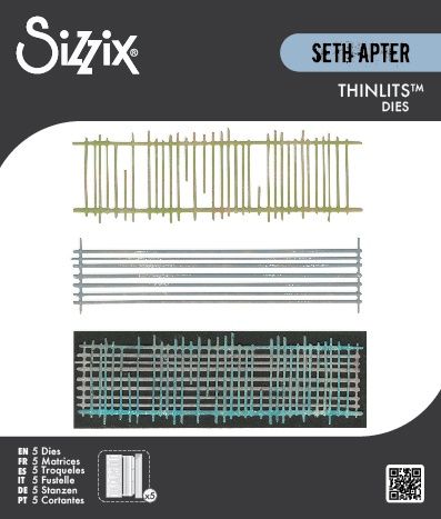 Sizzix, Thinlits Die Set 5/Pkg by Seth Apter, Tracks (666908) - Scrapbooking Fairies