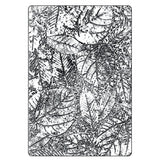 Sizzix 3D Texture Fades Embossing Folder A5 by Tim Holtz, Foliage (666916)
