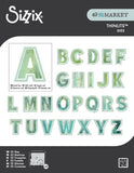 Sizzix Thinlits Die Set By 49 & Market, This Or That 2 Inch Alphabet (666951) - Scrapbooking Fairies