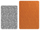 Sizzix 3D Textured A5 Embossing Folder By Eileen Hull, Lacy Leaves (#666977)