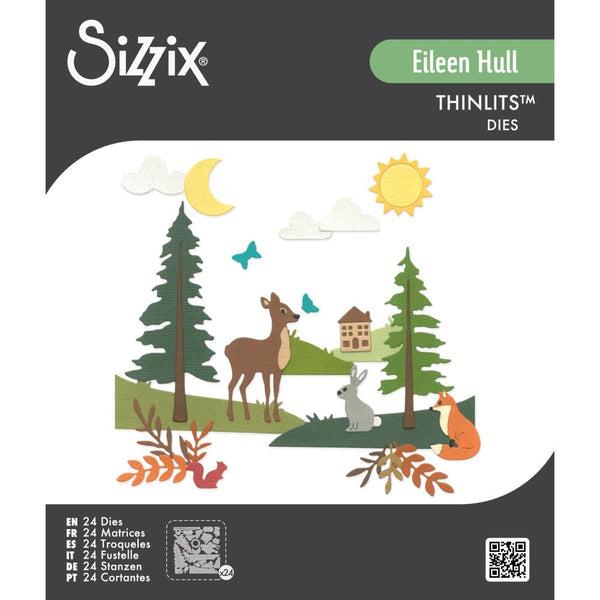 Sizzix, Thinlits Die Set By Eileen Hull 24/Pkg, Home Sweet Home