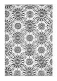 Sizzix 3D Texture Fades Embossing Folder A5 by Tim Holtz, Kaleidoscope (667001)