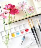 Sizzix Studio Media Mat By Willow Wolfe, Palette & Brush Holder (667034)