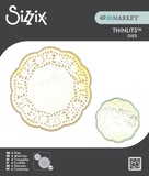 Sizzix Thinlits Die Set By 49 & Market 4/Pkg, Doily Duo (667059)