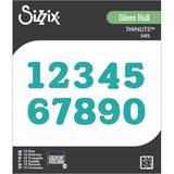 Sizzix Thinlits 10PK Die Set, Nora Numbers by Eileen Hull (667066)
