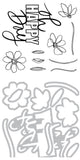 Sizzix Clear Stamps Set 10PK w/10PK Dies by Vicki Boutin, Oh Happy Day (667134)