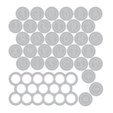 Sizzix, Thinlits Die Set 34PK, Alphabet Beads by Letters by Shells (667199)