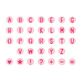 Sizzix, Thinlits Die Set 34PK, Alphabet Beads by Letters by Shells (667199)