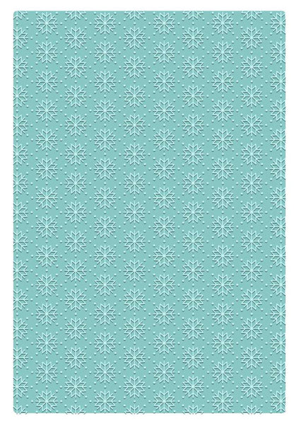 Sizzix, 2D Texture Fades A5 Embossing Folder, Vault Snowflakes #3 by Tim Holtz (667251)
