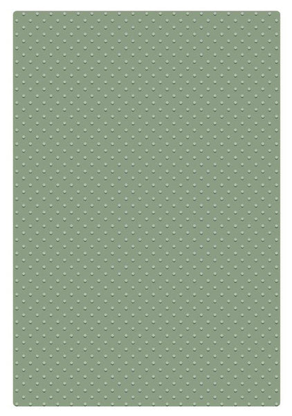 Sizzix 2D Texture Fades A5 Embossing Folder, Vault Dots by Tim Holtz (667253)