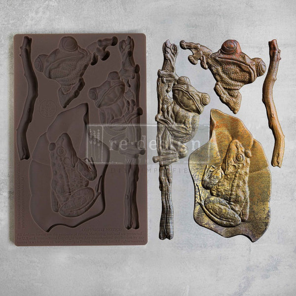 Prima Marketing Mould 5"X8", Froggy Meadow Greens